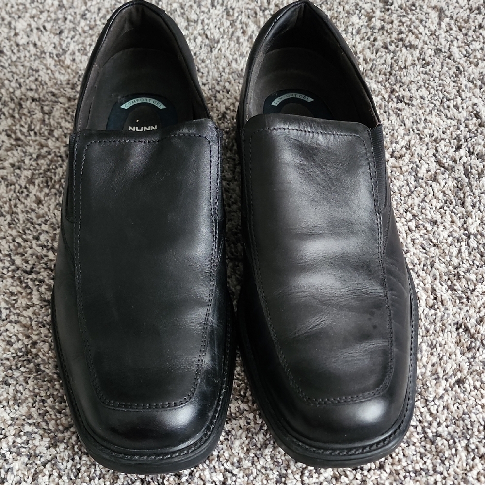 Nunn Bush Men's Classic Black Slip-On Loafers
